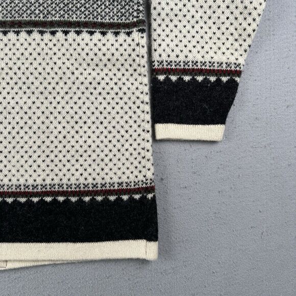 Squaw Valley Sweater Women’s Medium Multicolor Wool‎ Nordic Fair Isle Cardigan - Picture 15 of 16